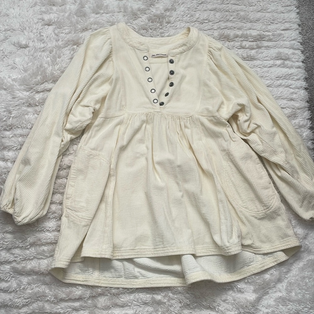 Free People Covered in Cord Tunic Dress